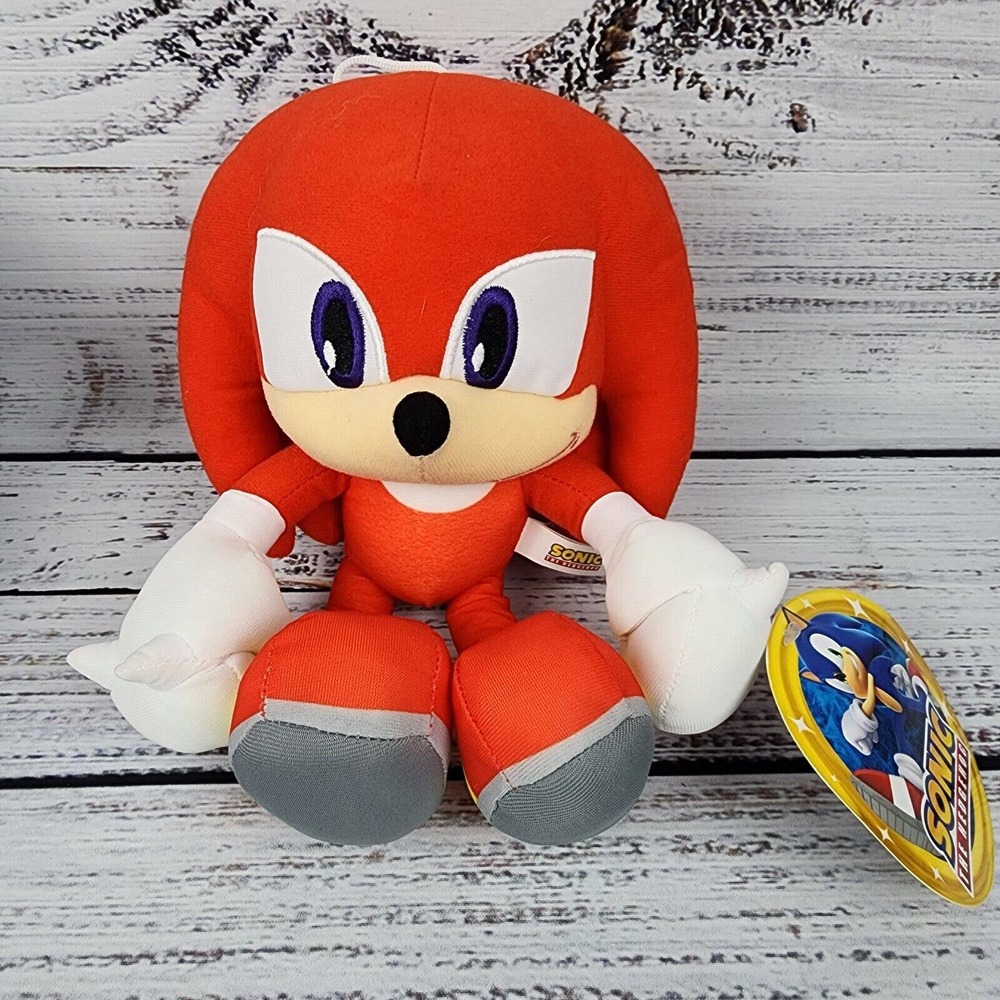 Sonic The Hedgehog Knuckles Plush Doll Stuffed 12" Inch Authentic Sega NWT New